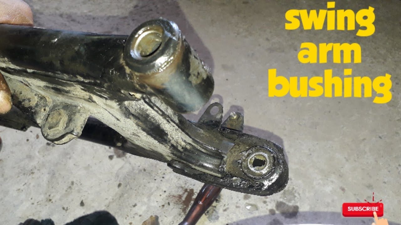 madaling paraan sa pagpalit ng swing arm bushing sa lahat ng motor
