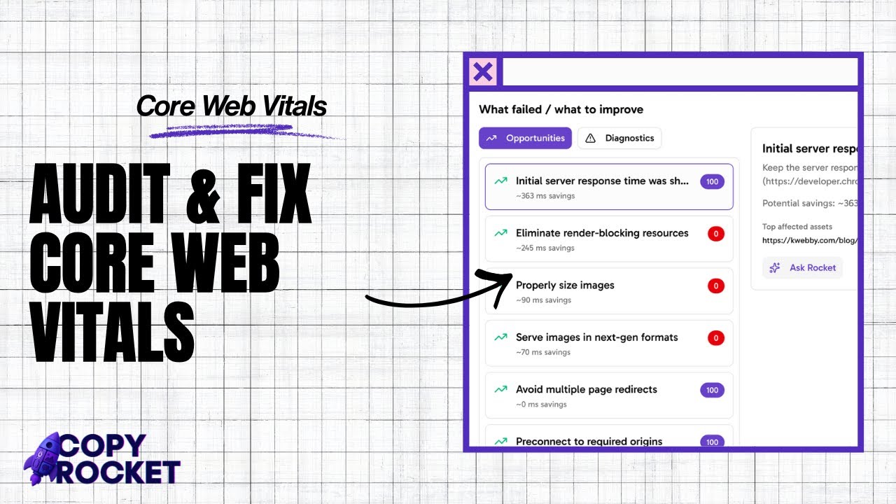 How to Fix Core Web Vitals for SEO + GEO (AI Crawlers Love This)