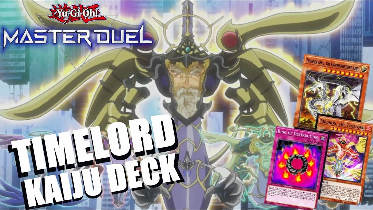 TIMELORD KAIJU BURN DECK MAKES OPPONENTS RAGE YUGIOH MASTER DUEL