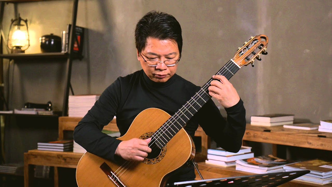 La Negra by Antonio Lauro played by Stephen Chau on Mario Gropp Double Top 2012 guitar