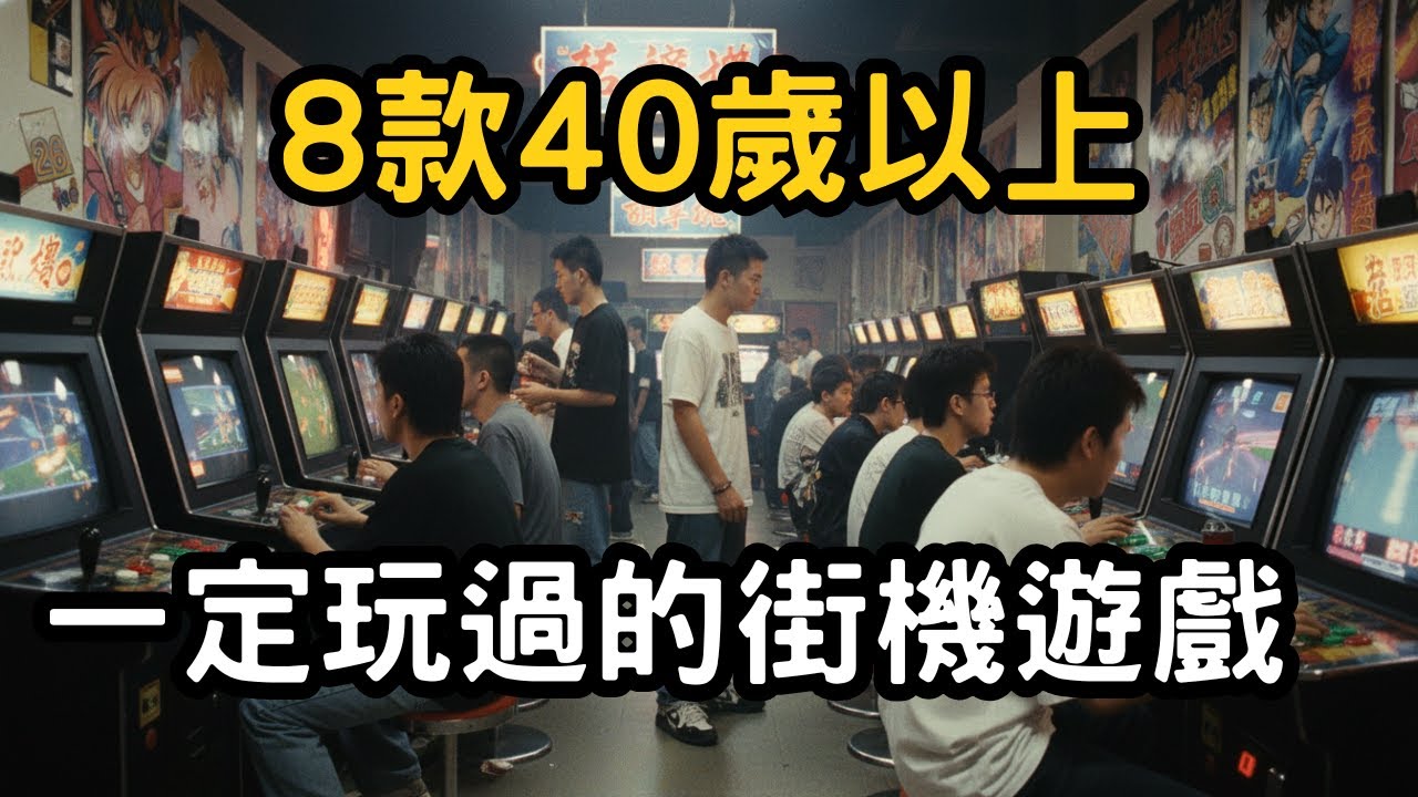 8款40歲以上一定玩過的街機遊戲 ,是男人就應玩過？40+ 男生的街機回憶！