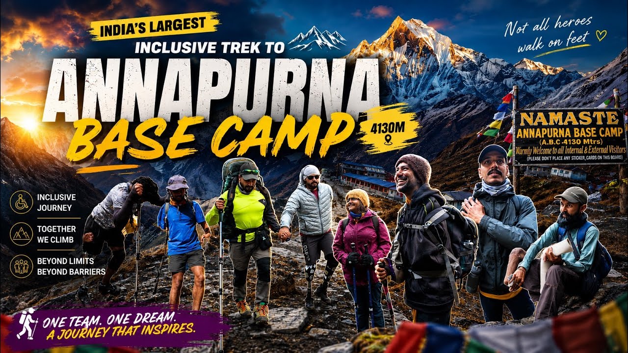 Himadri Samta | India's Largest Inclusive Trek To Annapurna Base Camp | #annapurnabasecamptrek
