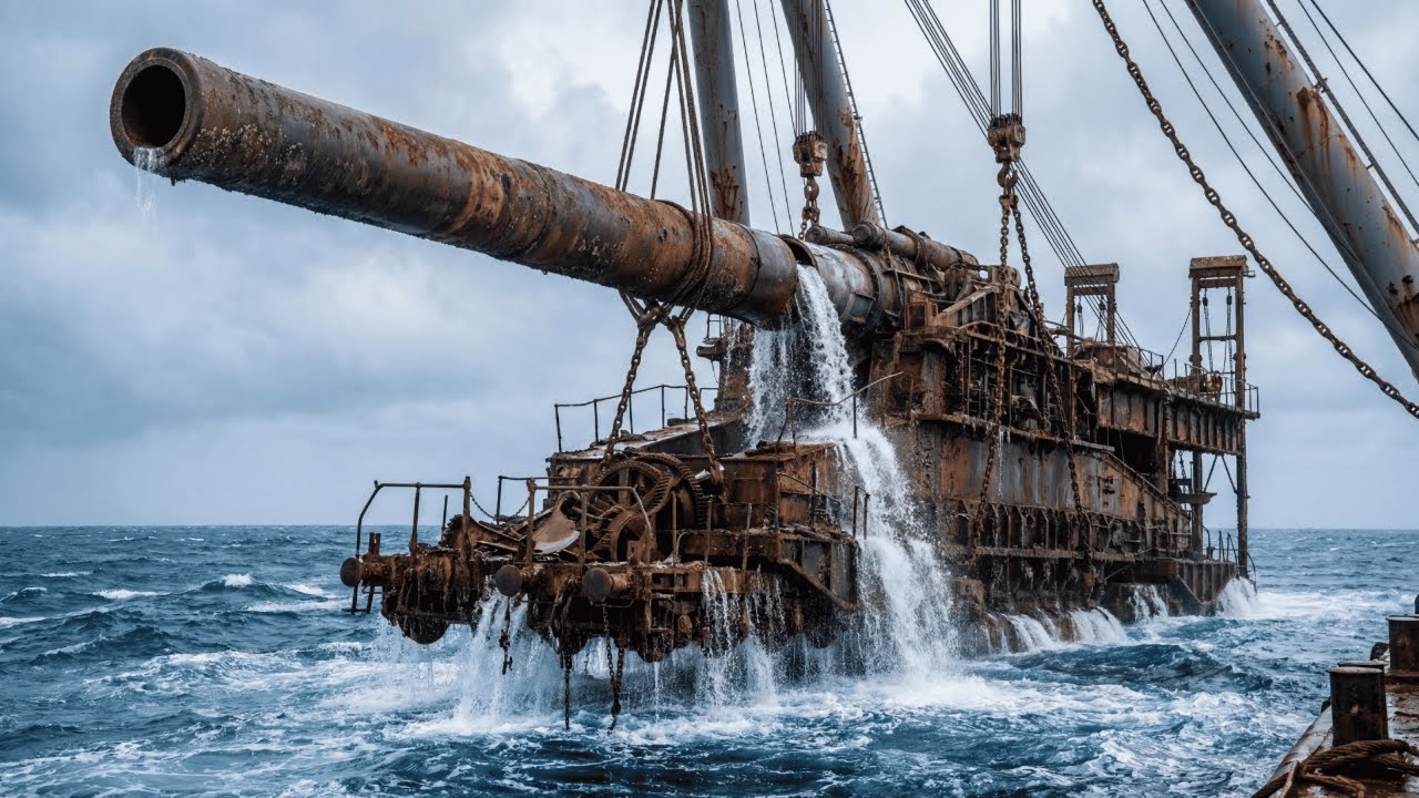 Reviving the Monster Restoring the World War II Schwerer Gustav Railway Gun from the Seabed
