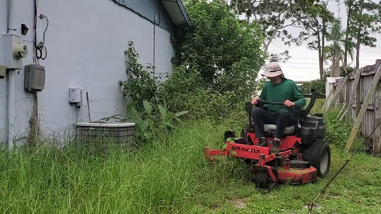 Property Abandoned for YEARS | Incredible Transformation of OVERGROWN Lawn