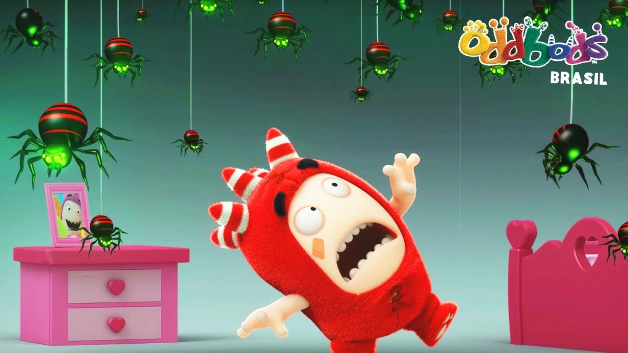 Oddbods | O Ataque Das Aranhas Gigantes | Desenho Infantil | Oddbods Brasil