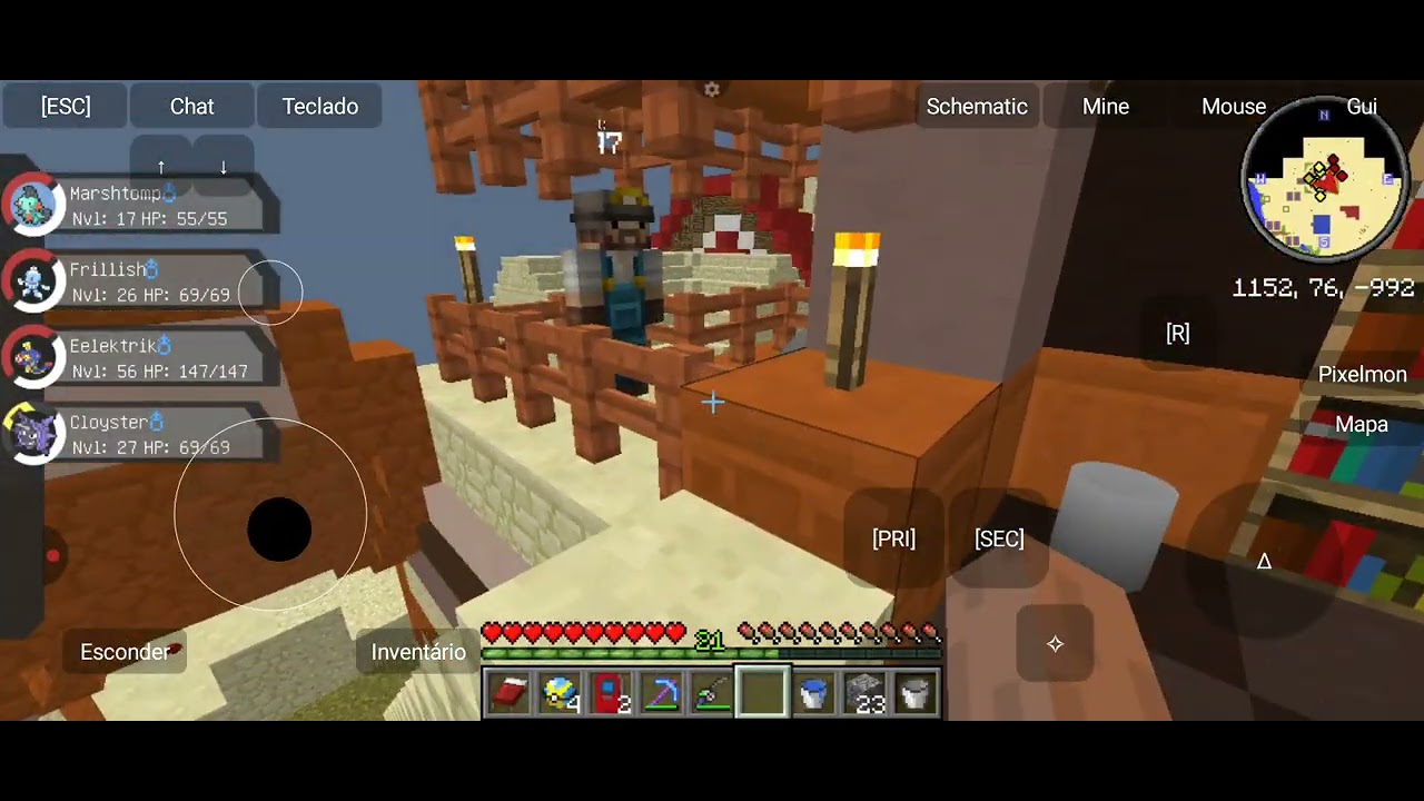 Meu primeiro vídeo de Minecraft