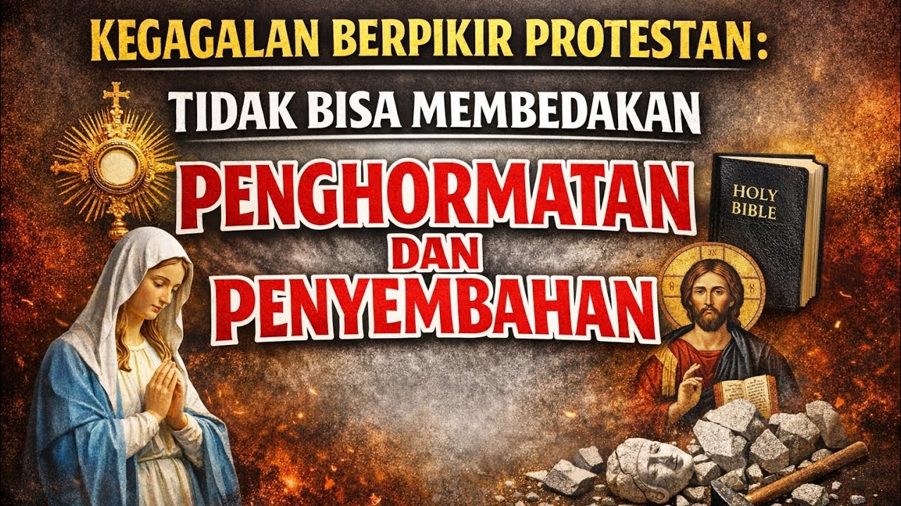 LOGICAL FALLAY PROTESTAN TIDAK BISA MEMBEDAKAN PENYEMBAHAN DAN PENGHORMATAN | 28/01/2026 