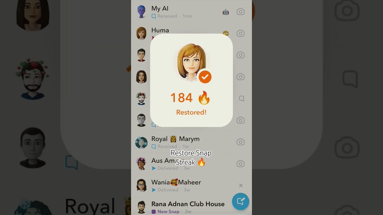 How to restore snap streak #tech