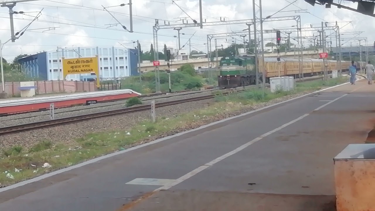 Last day run before lockdown of amirtha express