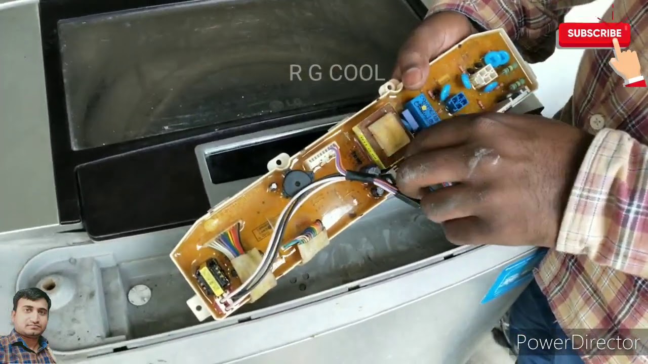 LG Fully Automatic Washing Machine PCB Fault/Replace.
