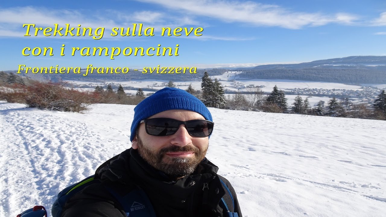 TREKKING SULLA NEVE CON RAMPONCINI  -  👁️‍🗨️⛰️❄️📸   Franche Comté  ( Francia )