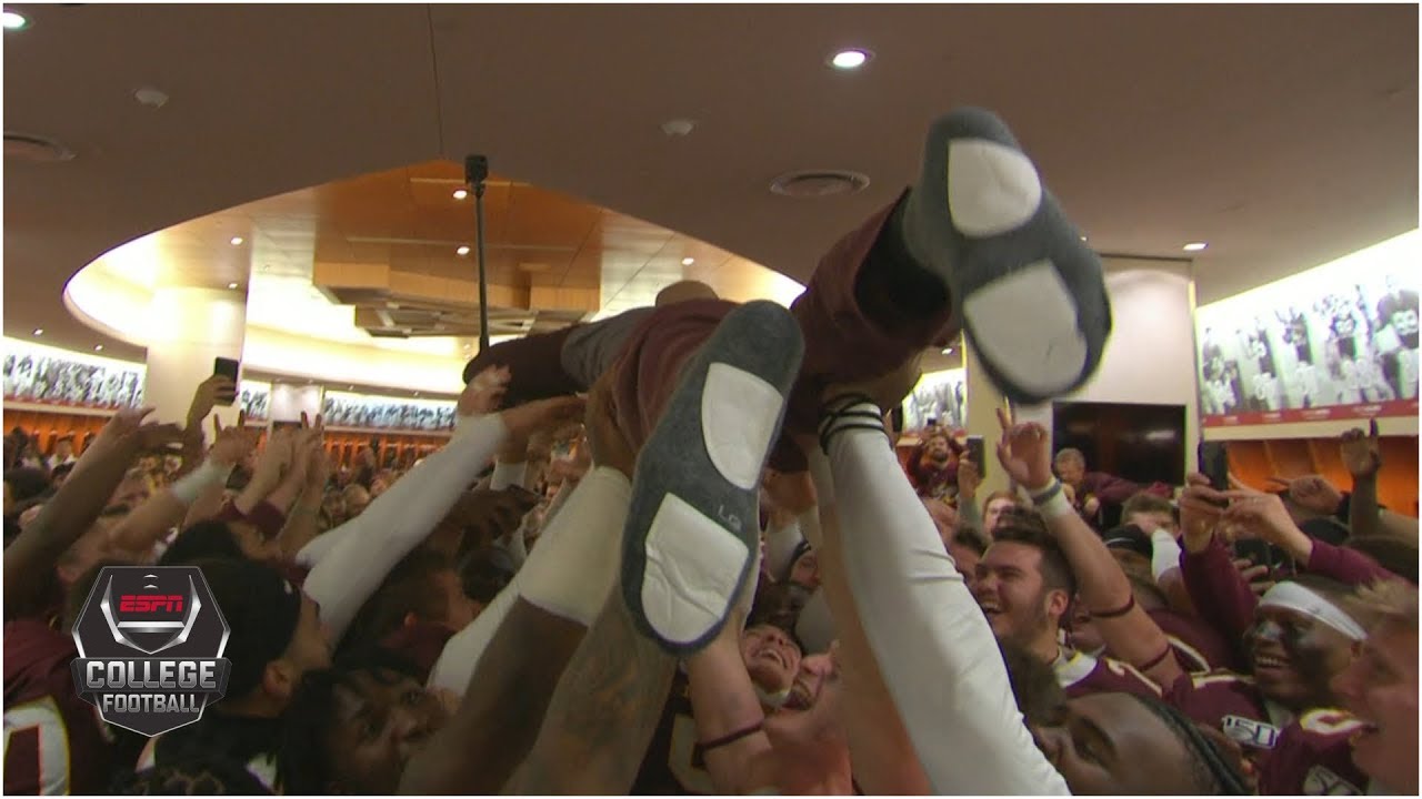 Minnesota's P.J. Fleck crowd surfs, is emotional after beating Penn State | College Football on ESPN