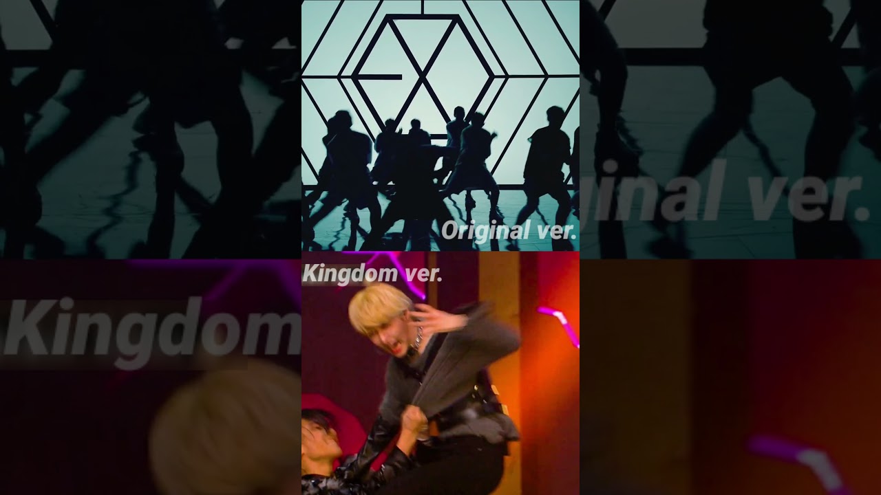 Wolf ~ Original ver. vs Kingdom ver. 🎶🔥😲 #exo #btob #straykids #ateez #wolf #kingdomver #kpopcrazie