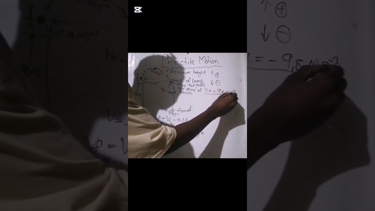 Projectile Motion in 2 Dimension :Introduction and Example NSC Grade 12 