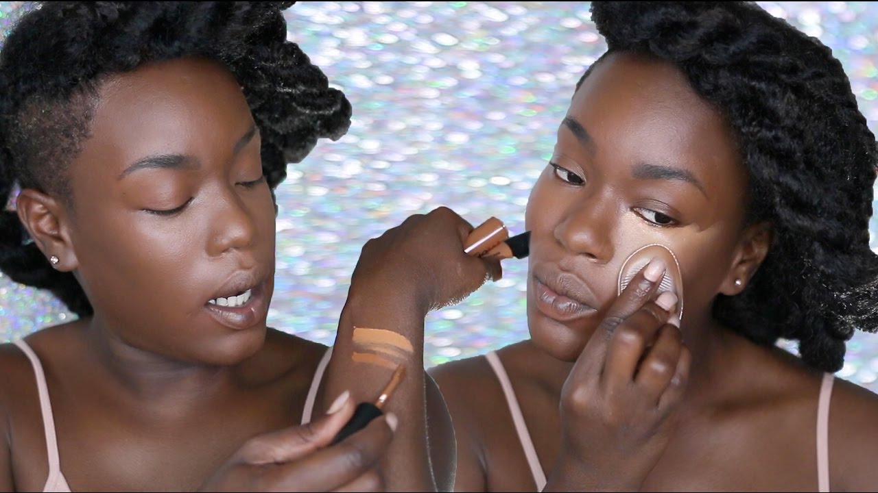 DARK SKIN Concealer HL & contour Demo & TALK THROUGH