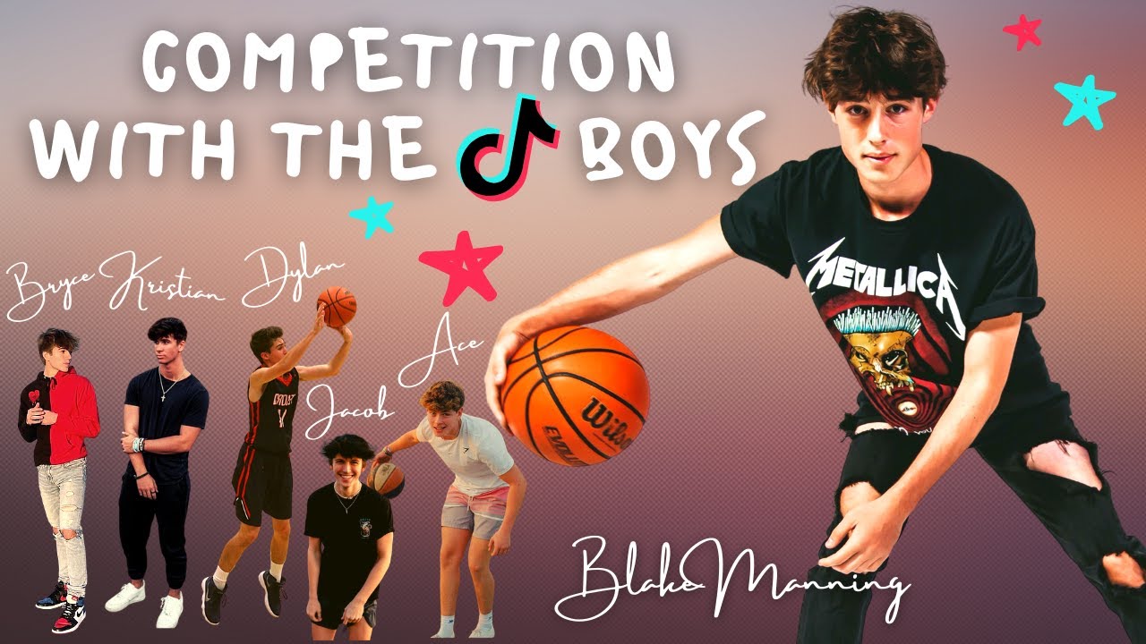 INTENSE 2 ON 2 Competition with the TikTok Boys | Blake Manning feat. Ace, Bryce, Jacob, & Kristian