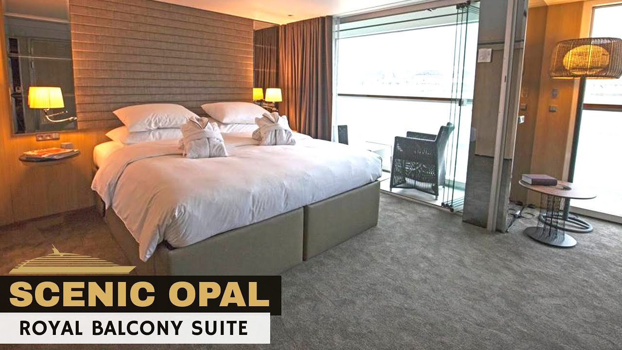 Scenic Opal | Royal Balcony Suite Walkthrough Tour & Review 4K | Scenic River Cruises