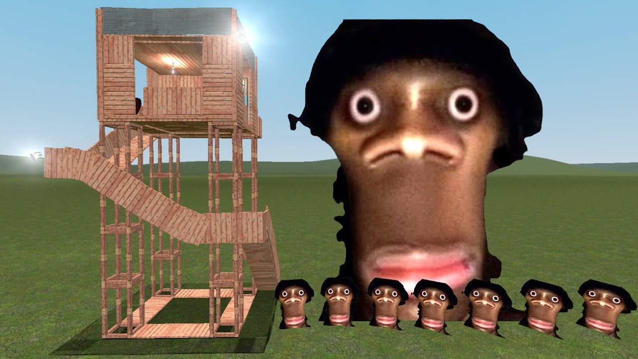 Hi My Name Is Aughh Nextbot Vs Towers In Garry's Mod!