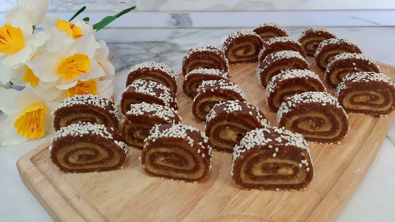 رولت خرما مخصوص رمضان،افطار_ Dates roll