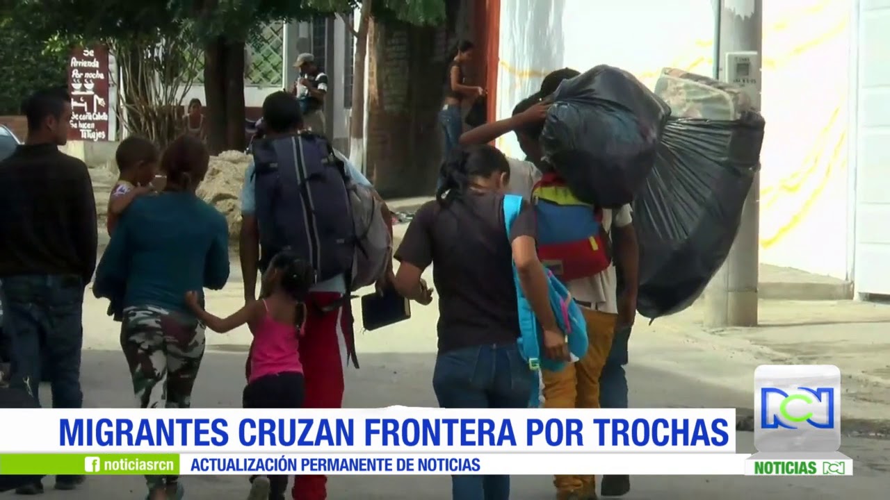 Venezolanos siguen llegando a Cúcuta por trochas ilegales