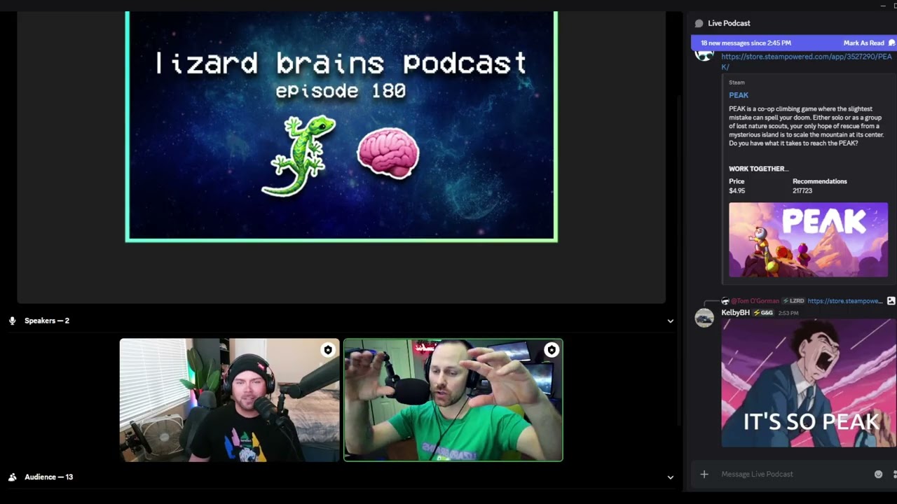 Lizard Brains Podcast Episode 180: Lizards Wrap Up 2025