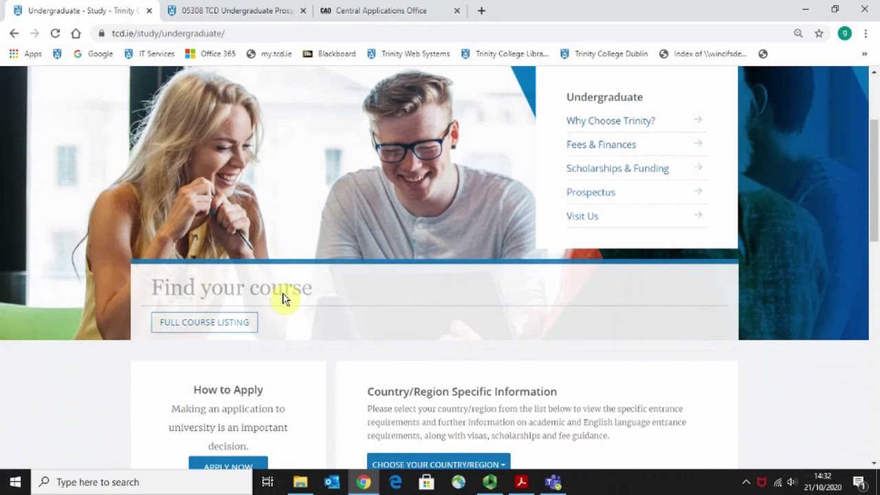 How to Apply, Fees and Scholarships - Trinity College Dublin