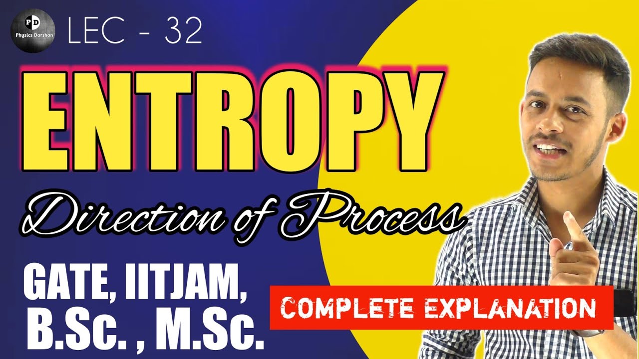 (LEC-32) Entropy | Concept of Entropy | IITJAM || B.Sc. || M.Sc. ||