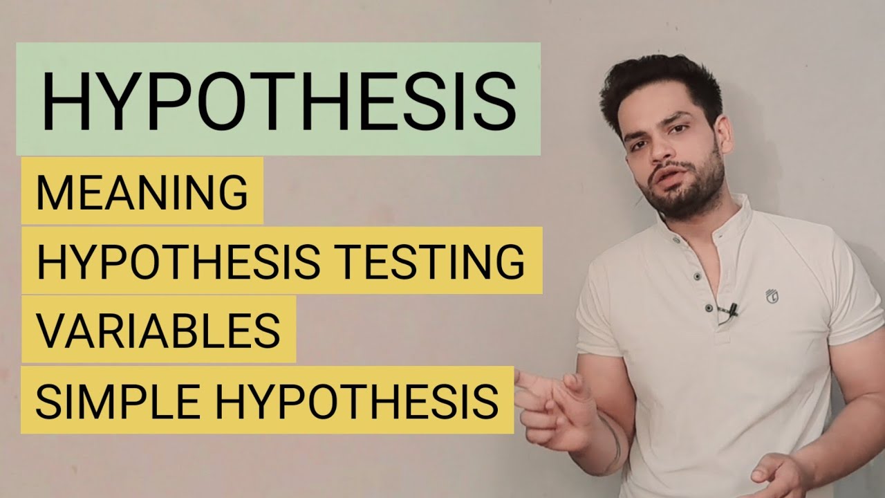 HYPOTHESIS | RESEARCH METHODOLOGY #hypothesis #research