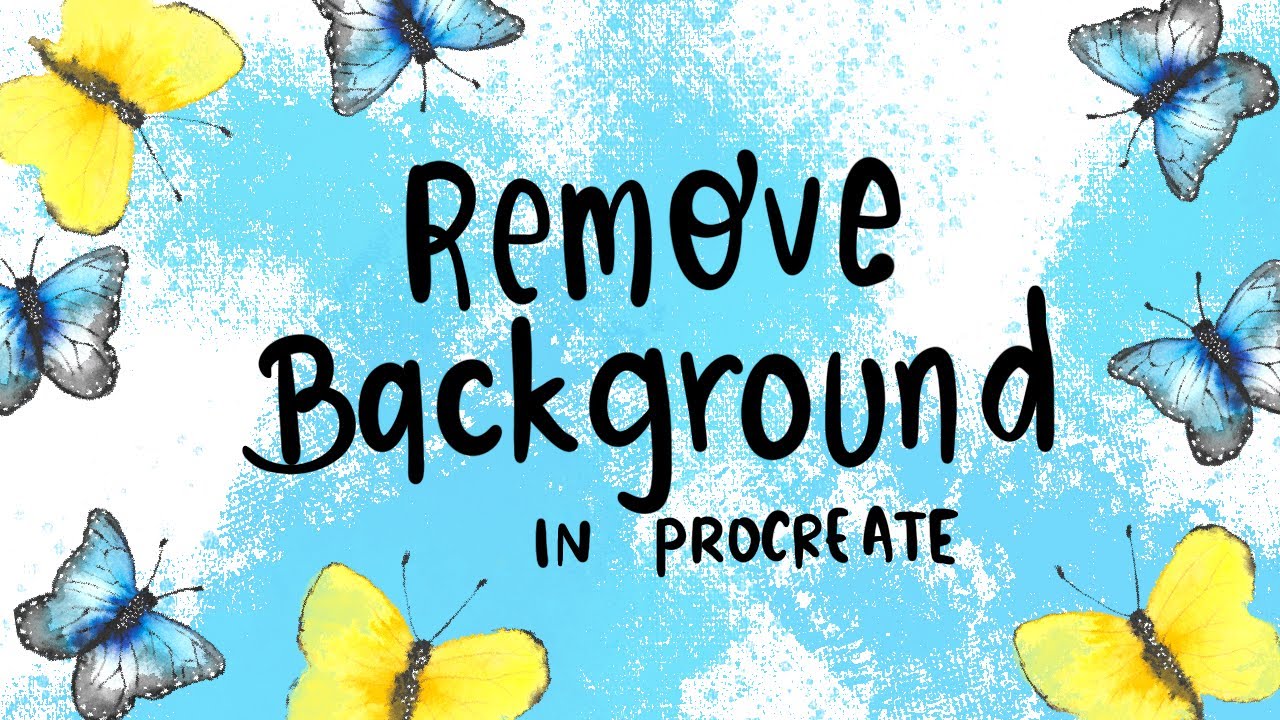 Remove background/digitize your paintings in Procreate