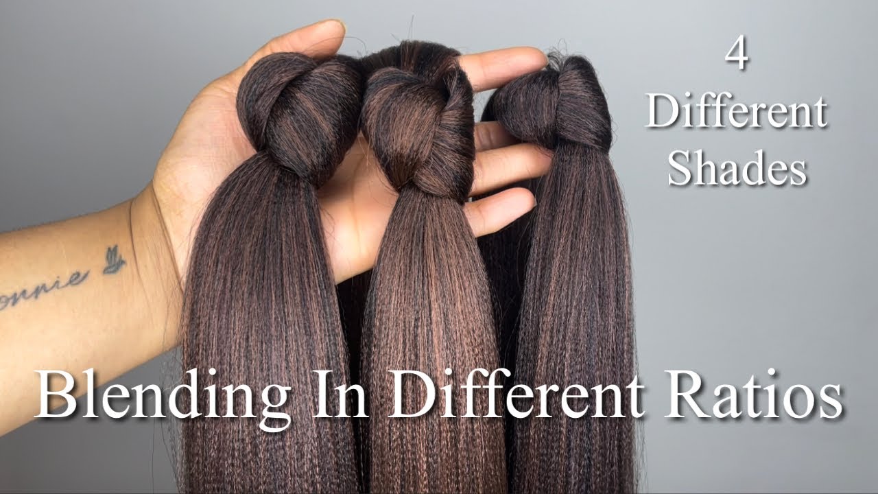 Blending In Different Ratios | Custom Color Hair Blend #85