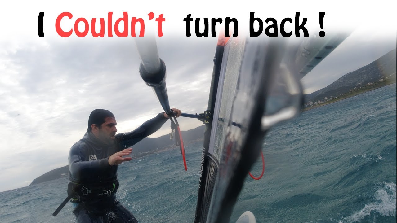 Windsurfing Self Rescued -  Forecast was wrong