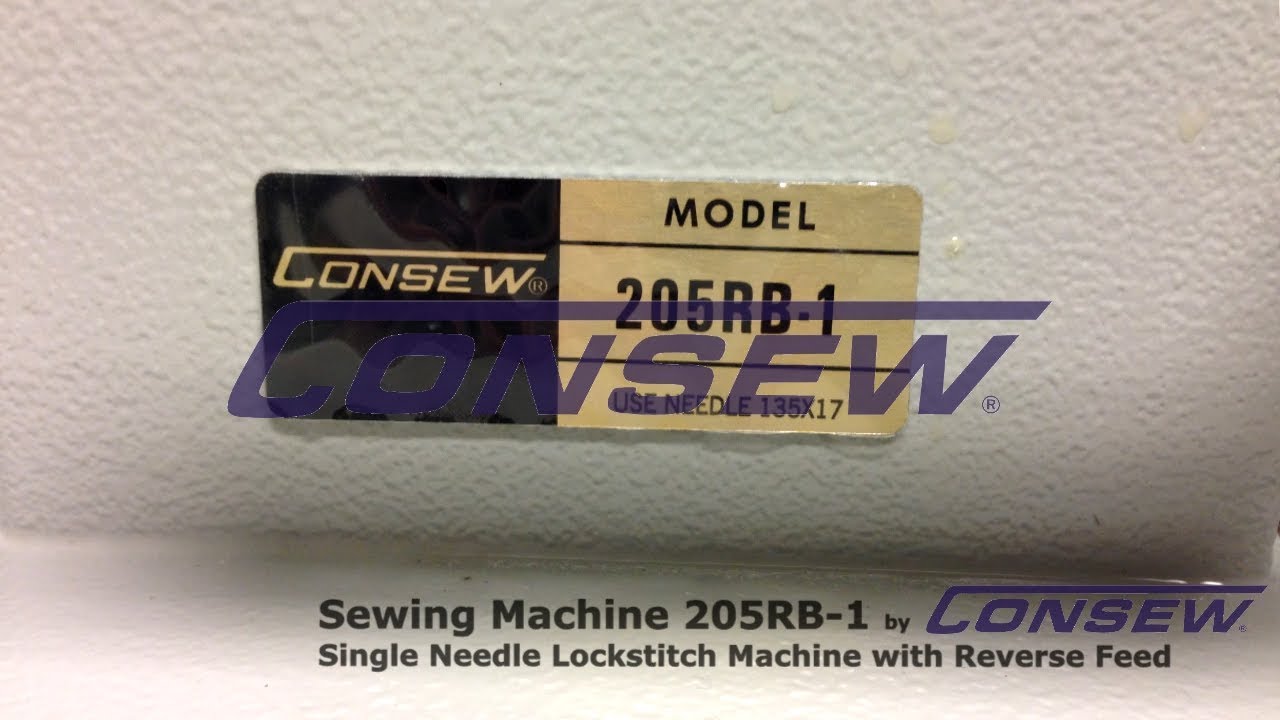 Consew Sewing Machine 205RB-1 Demo