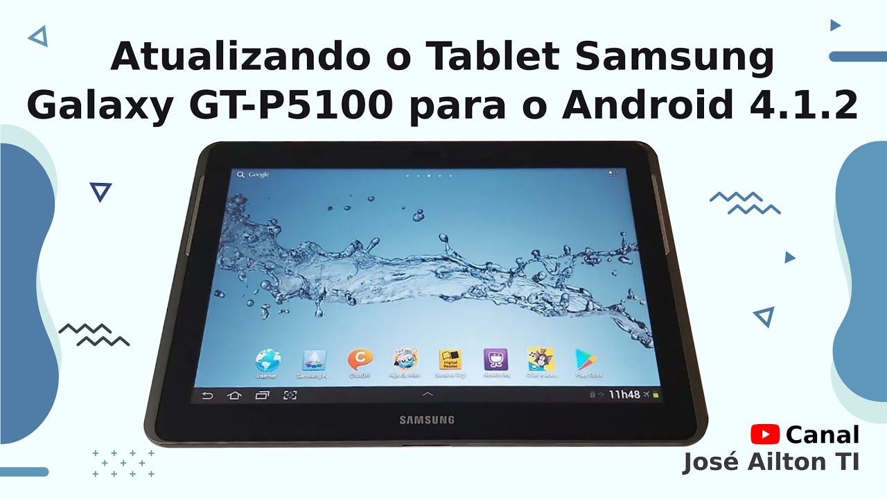 Atualizando o Tablet Samsung Galaxy GT-P5100 para o Android 4.1.2