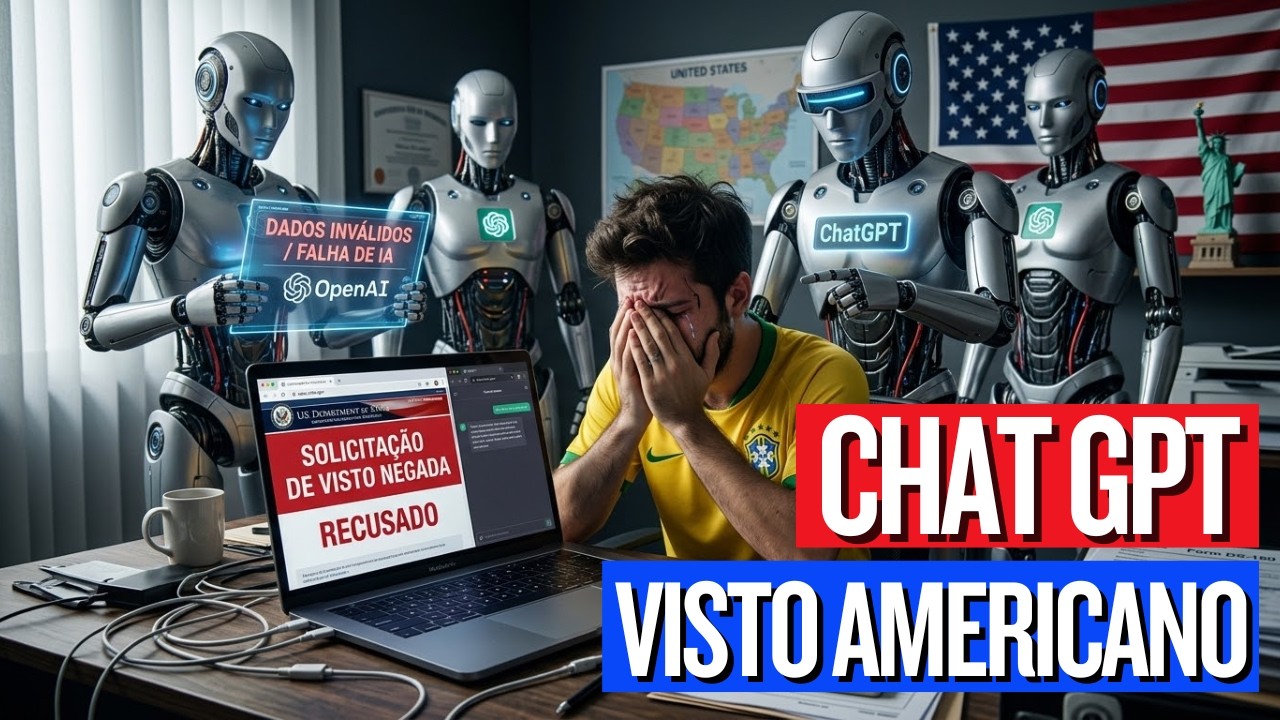 Visto negado com ChatGPT, a IA pode escrever bonito — mas o consulado quer verdade.