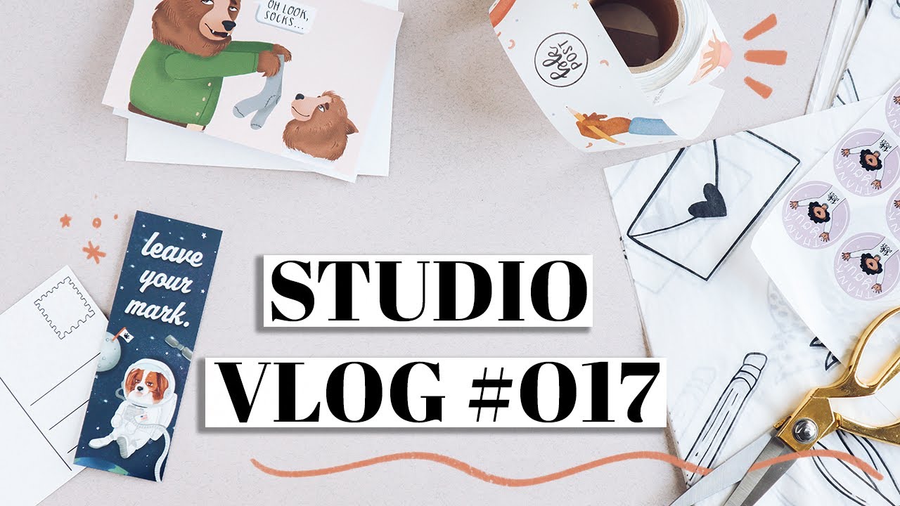 STUDIO VLOG 017 | Packing orders, New Printer, & Patreon Snail Mail!