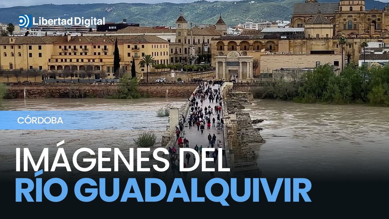 TEMPORAL | Así está el río Guadalquivir con su caudal más alto tras las lluvias en Córdoba
