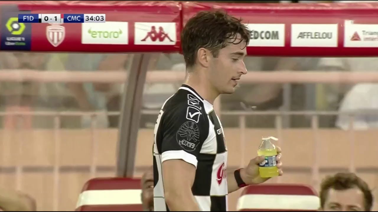 Charles Leclerc Plays in All Stars F1 Drivers Charity Football Match 2022
