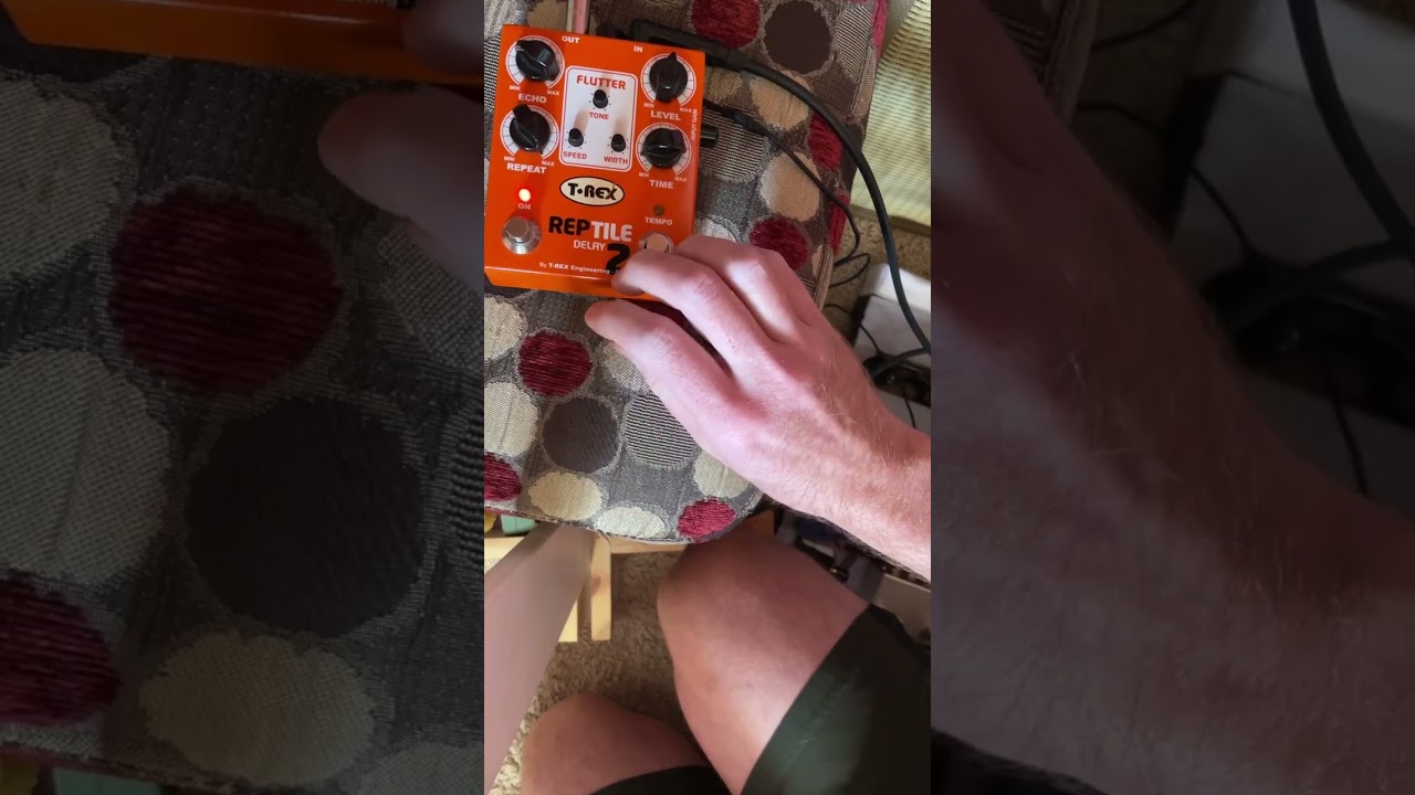 T-rex reptile 2 modulated delay pedal