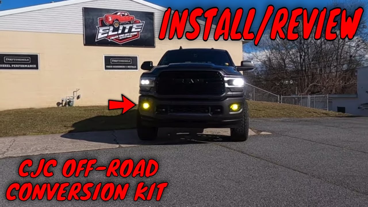 GREAT RAM TRUCK UPGRADE! 2019+ HD Ram 2500/3500 Fog Light Swap
