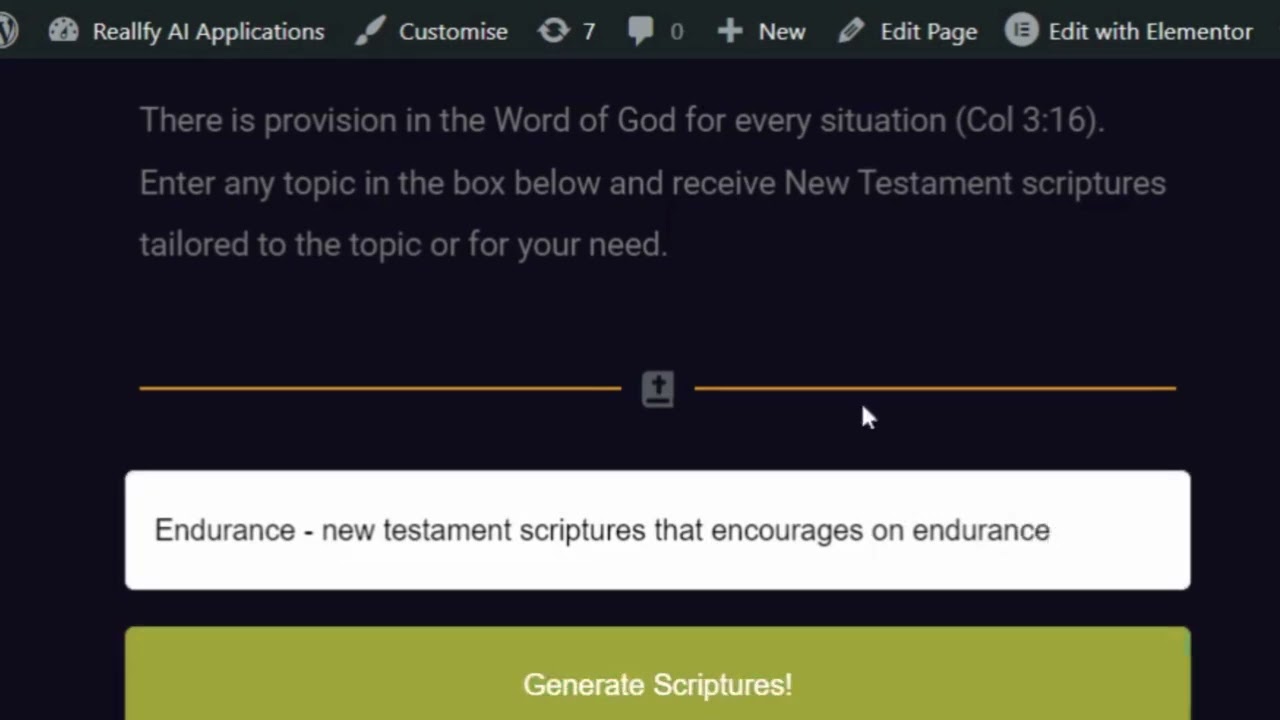 Relevant And Instant Scriptures For Every Need - Believasst App Demonstration