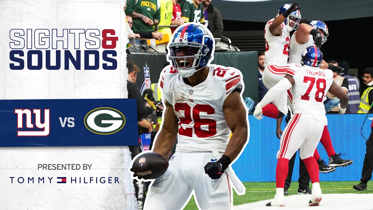 TOP Sights & Sounds from WIN in London over Packers! | New York Giants