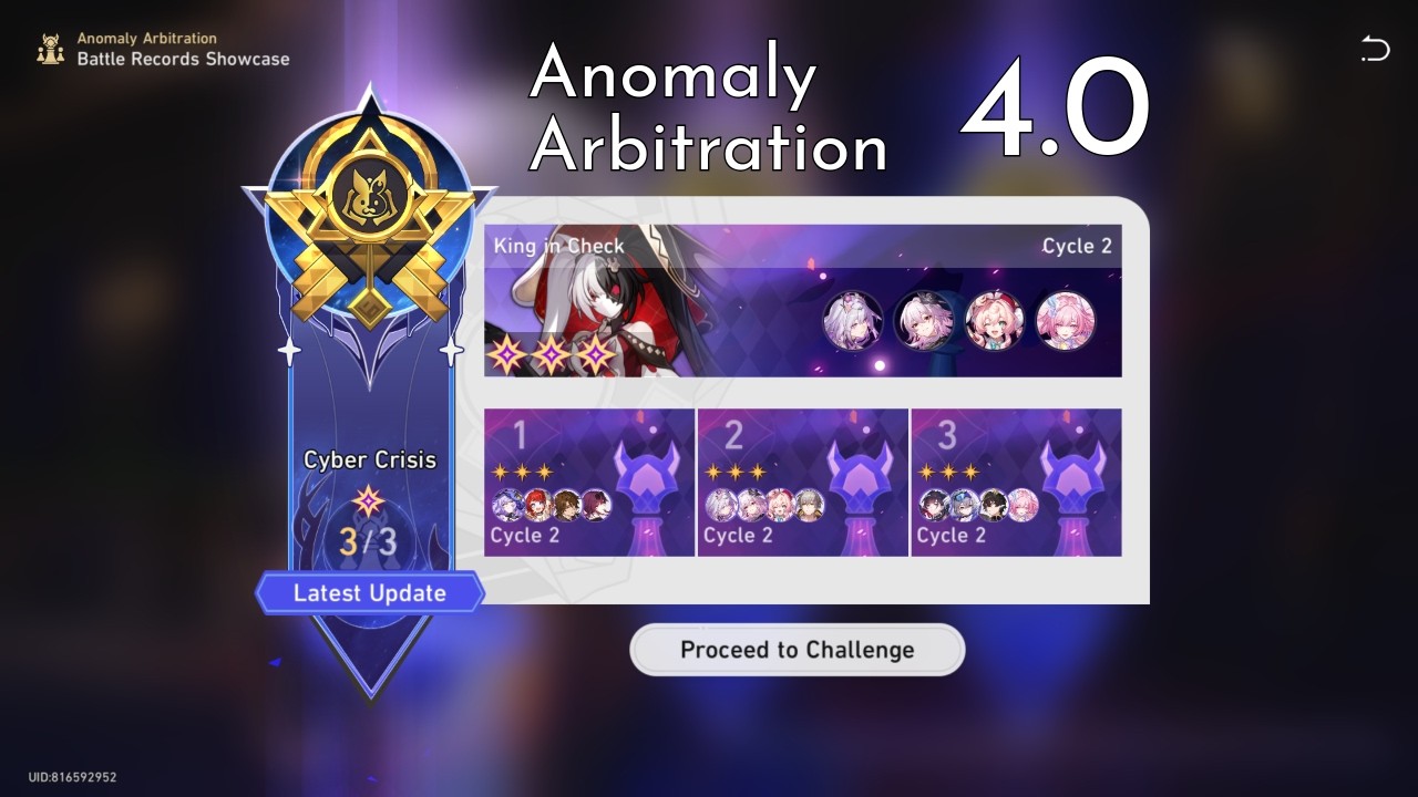 Anomaly Arbitration 4.0 | Honkai: Star Rail