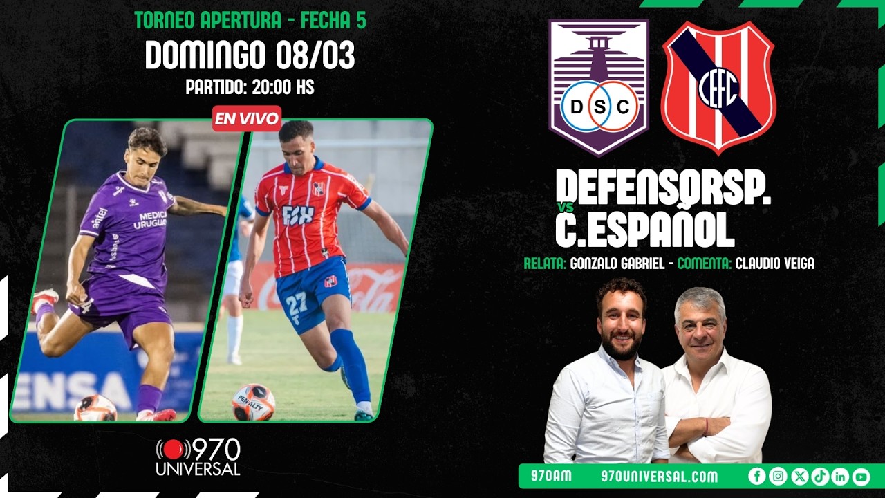 DEFENSOR SPORTING vs. CENTRAL ESPAÑOL - 970 UNIVERSAL EN VIVO