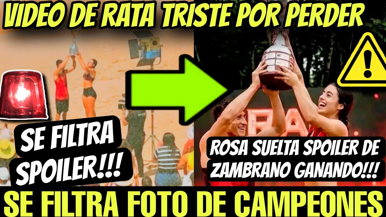 SE FILTRA FOTO DE CAMPEON🔥ROSA SPOILEA ZAMBRANO GANA🔥RATA TRISTE 🔥Desafio Del Siglo XXI🔥AVANCE FINAL
