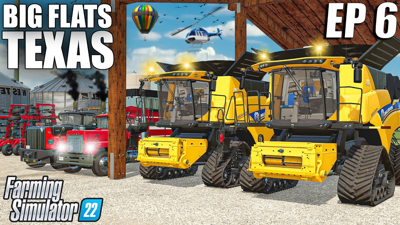 Harvesting 193.000l of CORN in RURAL TEXAS | Big Flats Texas | Farming Simulator 22 - Episode 6