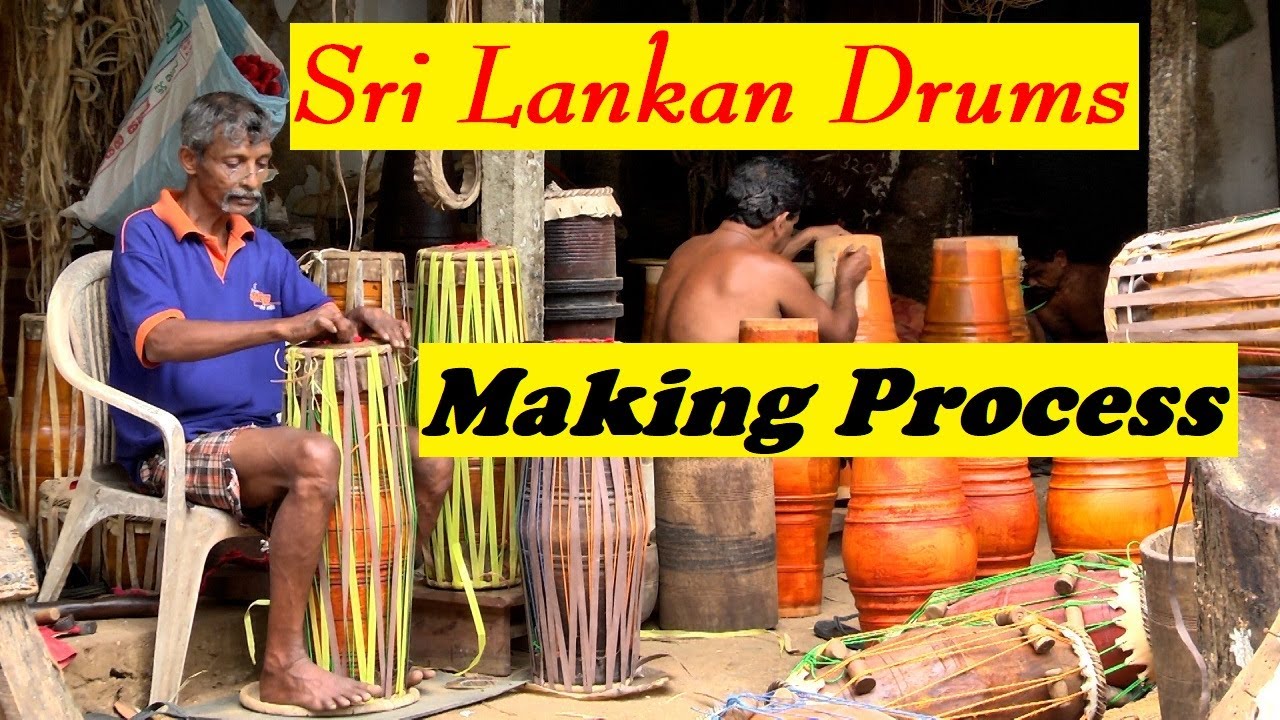 How Drums are Made / Drums Making Process in Sri Lanka