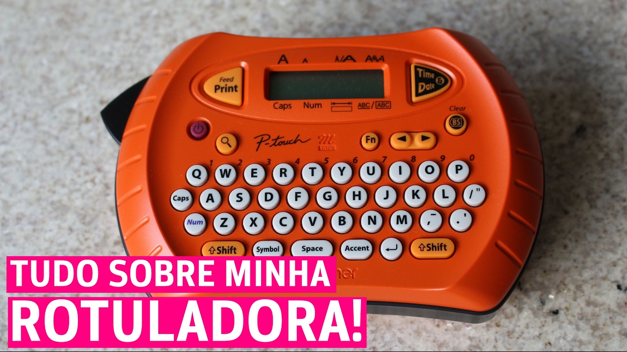 ROTULADORA P-TOUCH 70 BROTHER | RESENHANDO #7