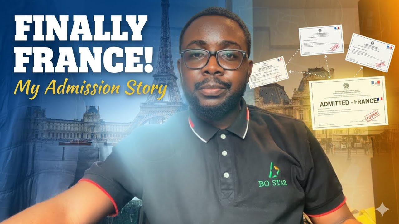 My Admission story: Getting admitted to study in France 🇫🇷 