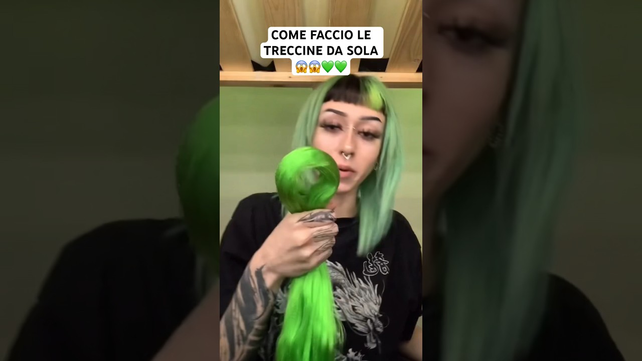 COME FACCIO LE TRECCINE DA SOLA💚
