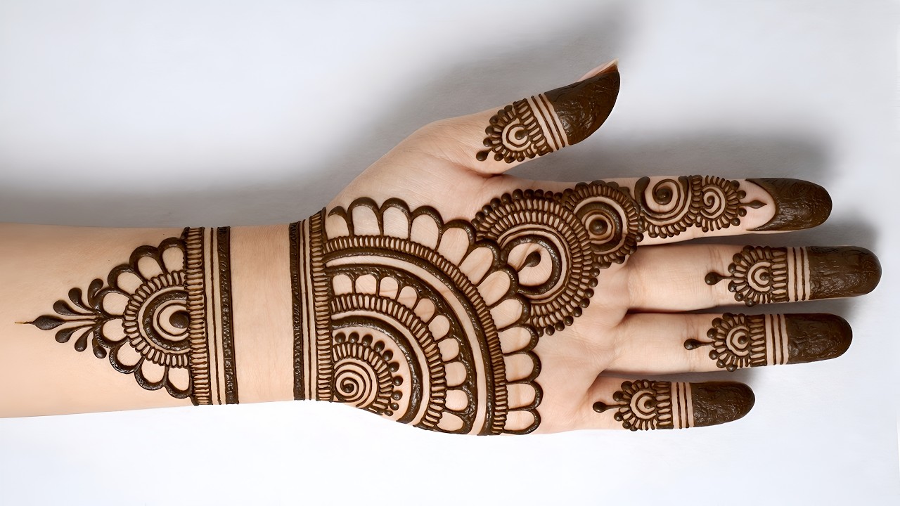 Easy full hand mehndi design | simple stylish mehndi design | mehndi design new | mehndi | mehandi